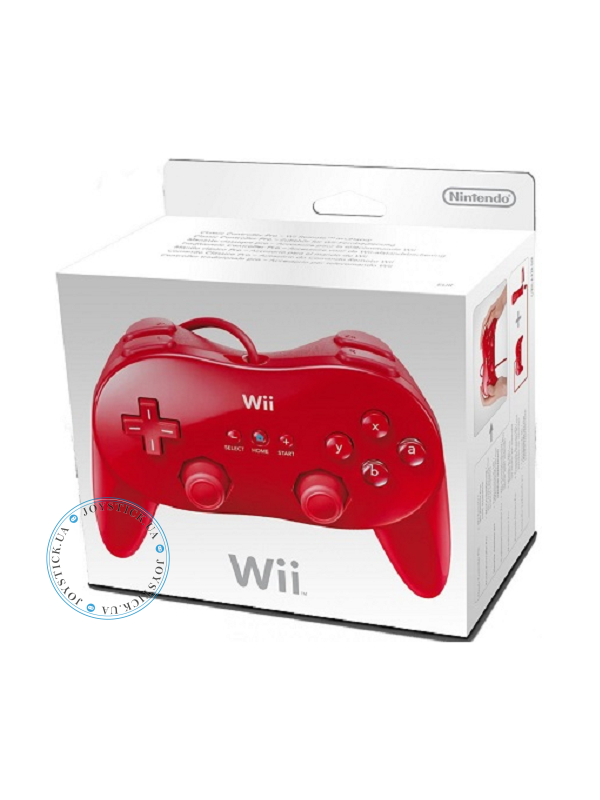 Wii Classic Pro Controller (Червоний)